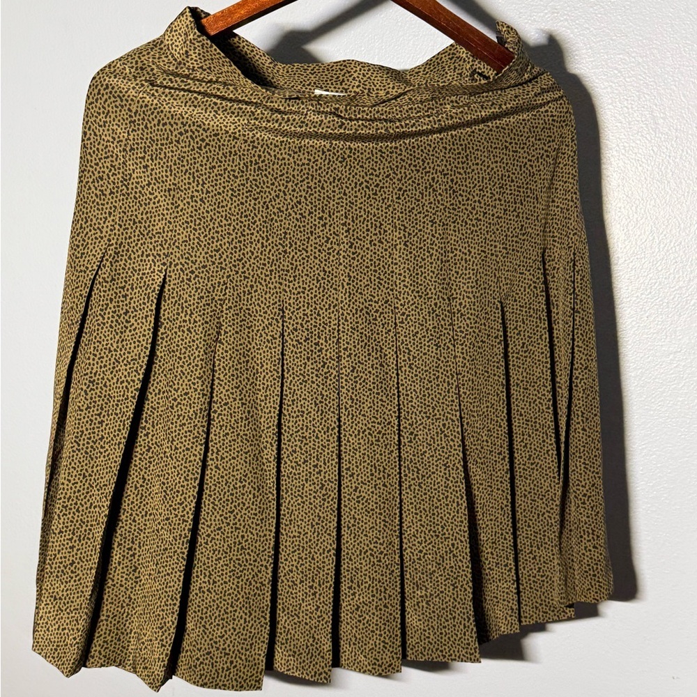 Designer VTG Gloria Sachs 100% Silk Matching Separates Blouse (6) Skirt (8) - Picture 5 of 7
